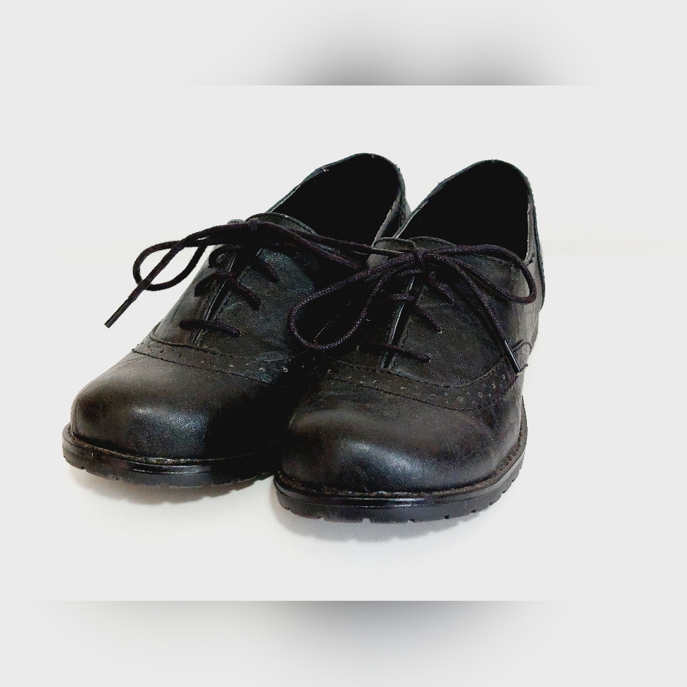 Women's Bongo Black Oxford Shoes Size 7